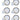 ACR ACR Timeless Espressoset 12 Delig | 6 Persoons Blauw