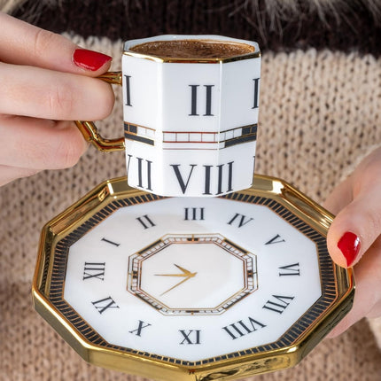 ACR ACR Timeless Espressoset 12 Delig | 6 Persoons Zwart