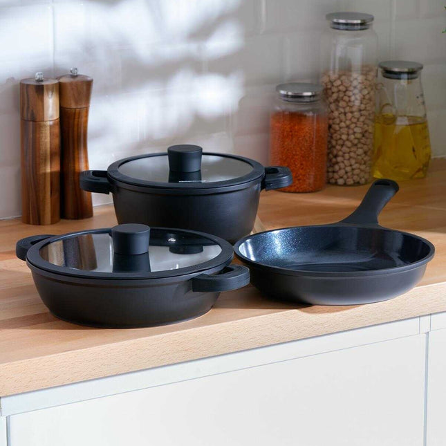 ACR ACR Ultimate Pro Pannenset 5 Delig Zwart