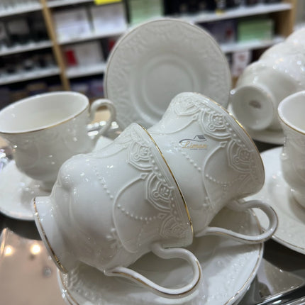 ACR ACR Veronica Cappuccino/Nescafeset 12 Delig | 6 Persoons Gold