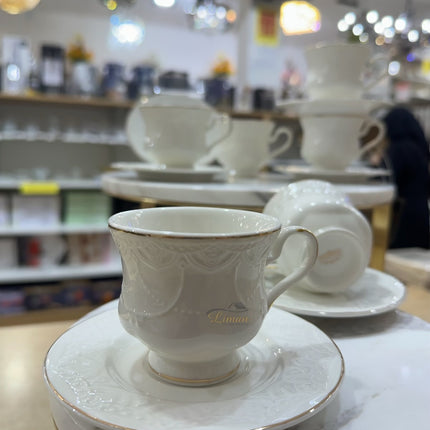 ACR ACR Veronica Espressoset 12 Delig | 6 Persoons Gold