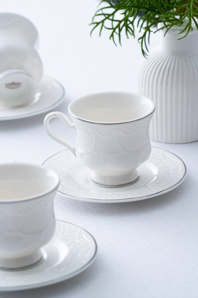 ACR ACR Veronica Espressoset 12 Delig | 6 Persoons Zilver