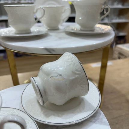 ACR ACR Veronica Espressoset 12 Delig | 6 Persoons Zilver