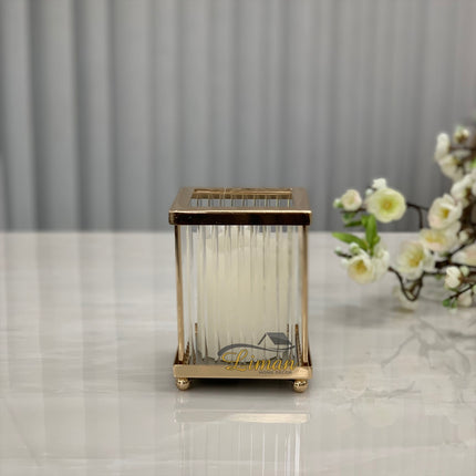 ACR ACR Vierkante Kandelaar Goud -M-