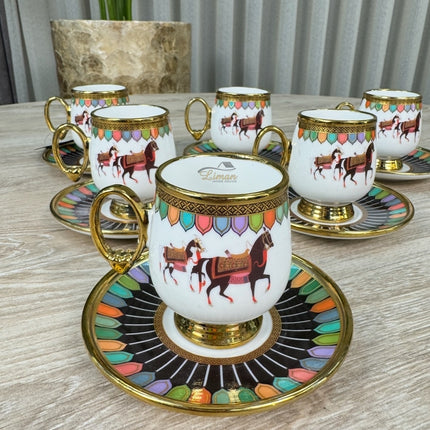 ACR ACR Wilshire Espressoset 12 Delig | 6 Persoons Zwart