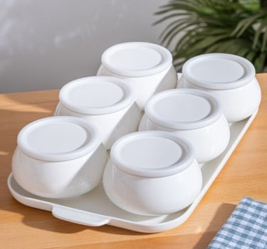 ACR Bondy Schalen- / Ontbijtset Met Deksel 13 Delig