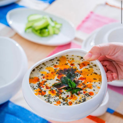 ACR Liman New Cupido White Serviesset 29 Delig | 6 Persoons (Barles) | Japandi Organisch Vorm