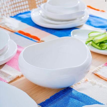 ACR Liman New Cupido White Serviesset 29 Delig | 6 Persoons (Barles) | Japandi Organisch Vorm