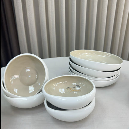 ACR New Cupid Beige Serviesset 29 Delig | 6 Persoons (Barles) | Japandi Organisch Vorm