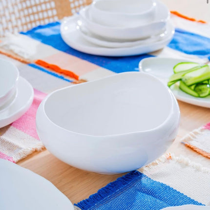 ACR New Cupid White Serviesset 29 Delig | 6 Persoons (Barles) | Japandi Organisch Vorm