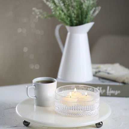 AKAYEV MARMER SERVEERSCHAAL 28CM ZWART