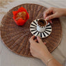 AKAYEV Rattan Placemat 35cm ( 6 DELIG )