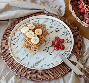 AKAYEV Rattan Placemat 35cm ( 6 DELIG )
