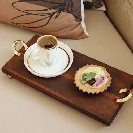 AKAYEV WOOD 30 X 15CM RING DIENBLAD