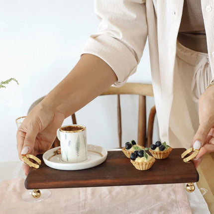 AKAYEV WOOD 30 X 15CM RING DIENBLAD