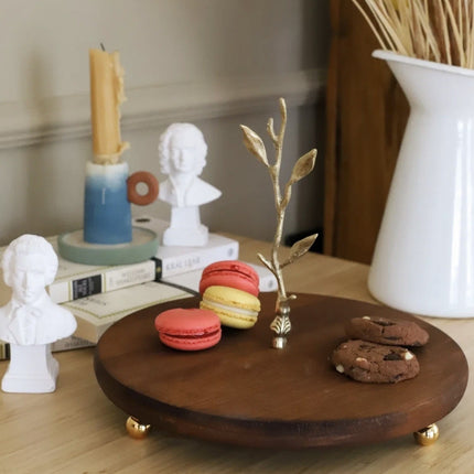 AKAYEV WOOD ETAGERE 1 LAAGS 24CM GOLD