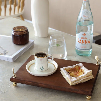 AKAYEV WOOD GINKGO SERVEERSCHAAL 30 X 20CM