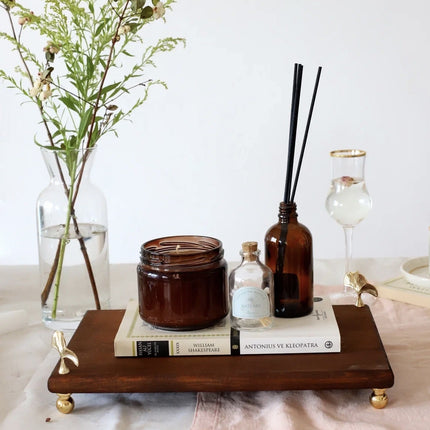 AKAYEV WOOD GINKGO SERVEERSCHAAL 30 X 20CM