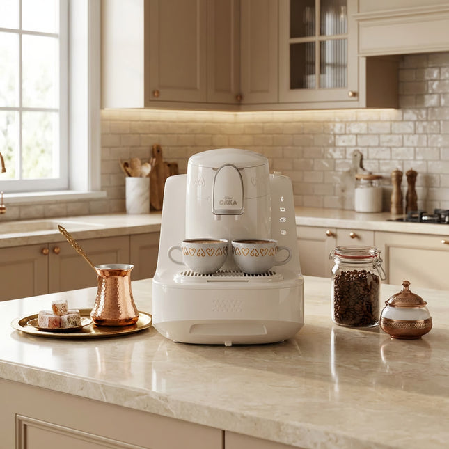 ARZUM ARZUM OKKA ELITE TURKS KOFFIEZETAPPARAAT | WIT