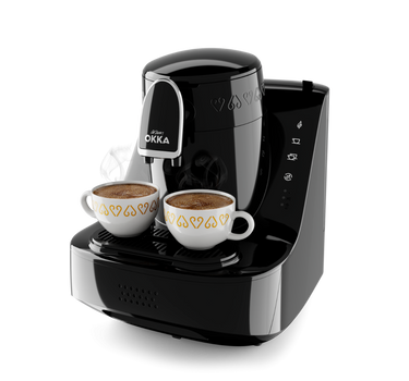 ARZUM ARZUM OKKA ELITE TURKS KOFFIEZETAPPARAAT | ZWART-CHROOM