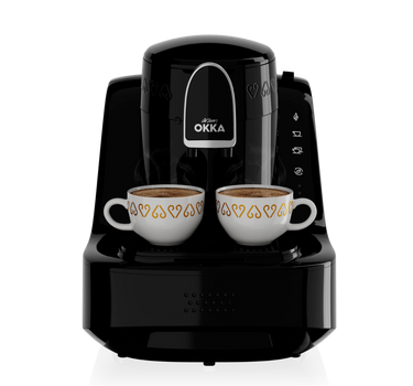 ARZUM ARZUM OKKA ELITE TURKS KOFFIEZETAPPARAAT | ZWART-CHROOM