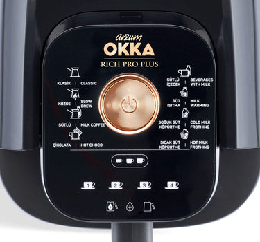 ARZUM Arzum OKKA Rich Spin Pro Turkse koffiemachine met waterreservoir copperkleur