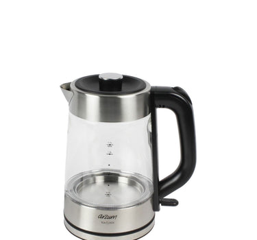ARZUM ARZUM TEA CLOCK GLAZEN ELEKTRISCHE THEEPOT - Waterkoker en Theepot in 1
