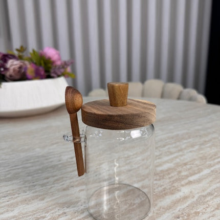 Bavary Acacia Glazen Voorraadpot