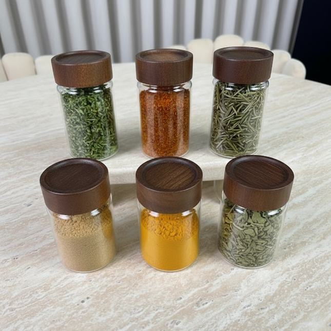 Bavary Acacia Kruidenpot | 6 delig | 200 ml