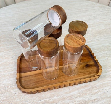 Bavary Acacia Kruidenpot | 6 delig | 200 ml