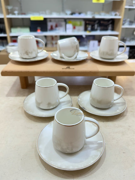 Bavary Aurora Espressoset 12 Delig | 6 Persoons