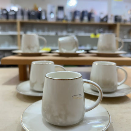 Bavary Aurora Espressoset 12 Delig | 6 Persoons