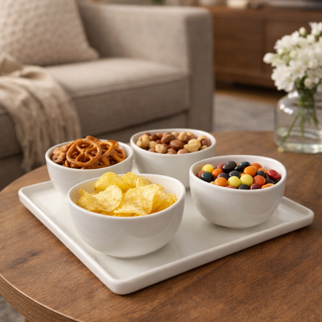 Bavary Cupido Schalenset 5 delig | Wit