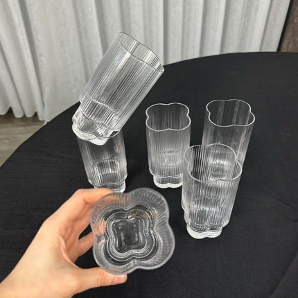 Bavary Flower Longdrinkglazen 6 Delig 350 ml