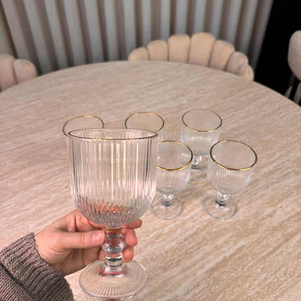 Bavary Golden Line Wijnglas 300 ML | 6 Delig