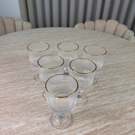 Bavary Golden Line Wijnglas 300 ML | 6 Delig