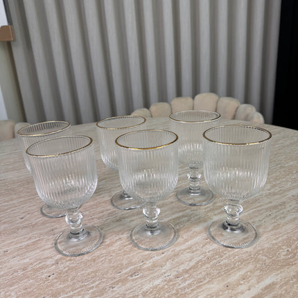 Bavary Golden Line Wijnglas 300 ML | 6 Delig