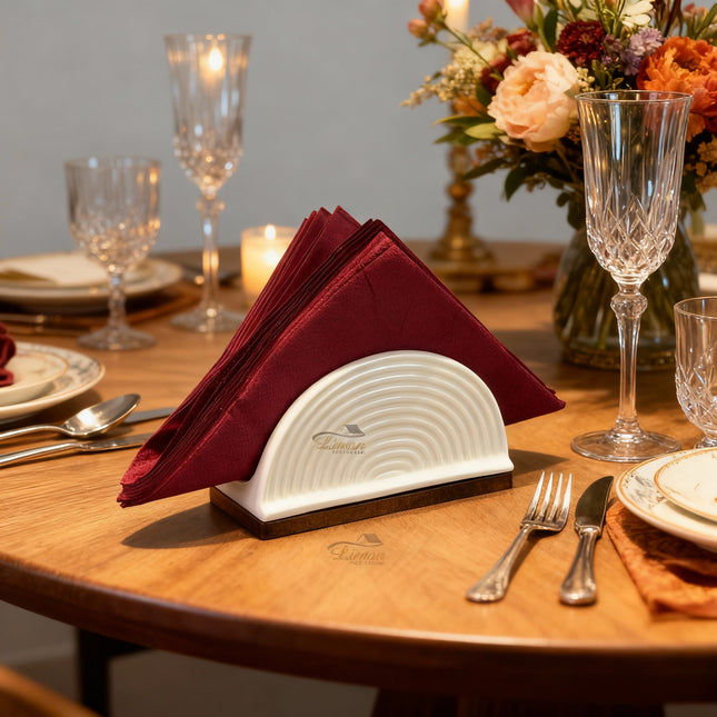 Bavary Line Tissue Houder Acacia