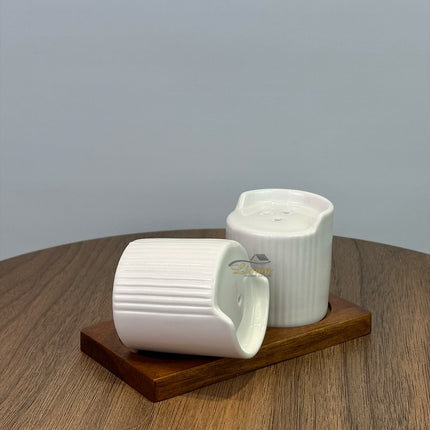 Bavary Line Zout & Peperset met Acacia Stand