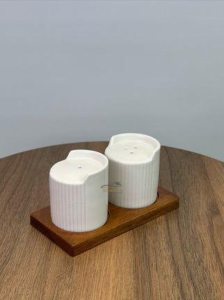 Bavary Line Zout & Peperset met Acacia Stand