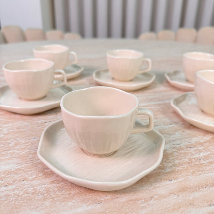 Bavary Linea Koffieset 12 Delig | 6 Persoons Beige