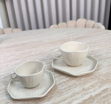Bavary Linea Koffieset 12 Delig | 6 Persoons Beige