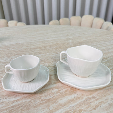 Bavary Linea Koffieset 12 Delig | 6 Persoons Wit