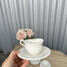 Bavary Parel Espressoset 12 Delig | 6 Persoons Wit