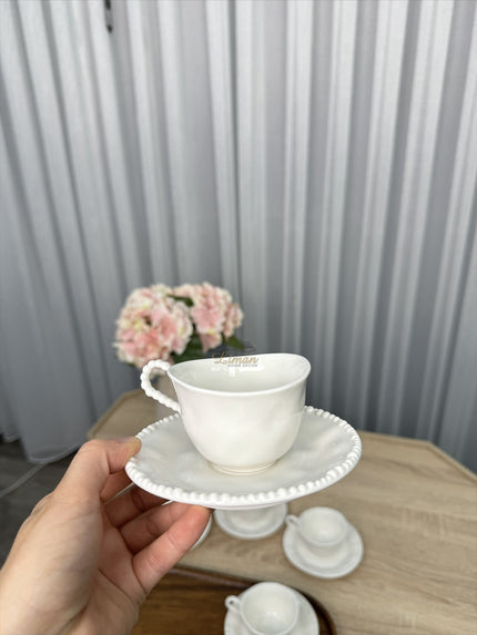 Bavary Parel Espressoset 12 Delig | 6 Persoons Wit