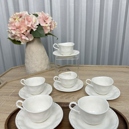 Bavary Parel Espressoset 12 Delig | 6 Persoons Wit