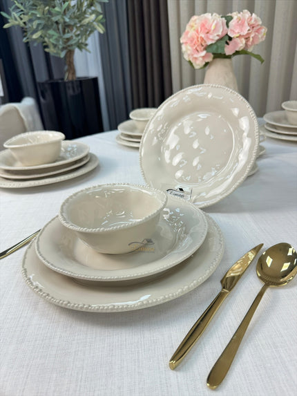 Bavary Parel Serviesset 24 Delig | 6 Persoons Beige