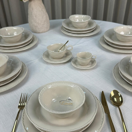 Bavary Parel Serviesset 24 Delig | 6 Persoons Beige