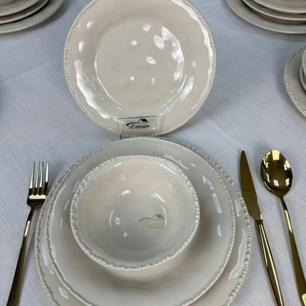 Bavary Parel Serviesset 24 Delig | 6 Persoons Beige