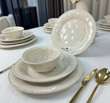 Bavary Parel Serviesset 27 Delig | 6 Persoons Beige